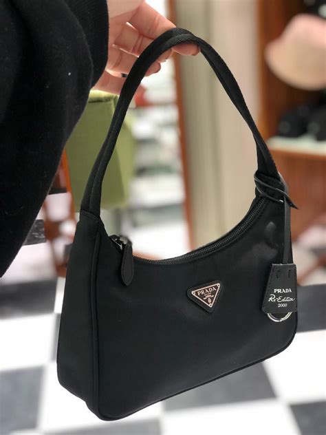 used prada mini bag|Prada small nylon camera bag.